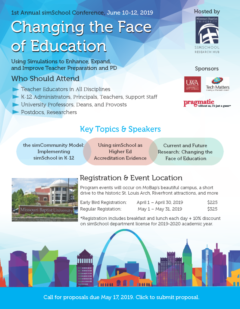 1st Annual SimConference June 2019 Flyer